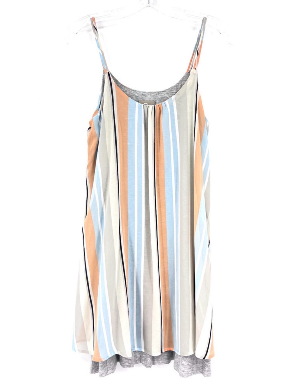 Anthropologie Dolan Layered Laurel Striped Swing Dress Sleeveless Womens Size XS